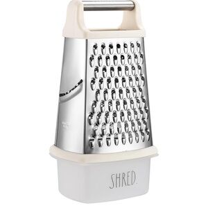 Rae Dunn Multifunction Grater-Stainless Steel Grater w/ container. NWT(RESERVED)